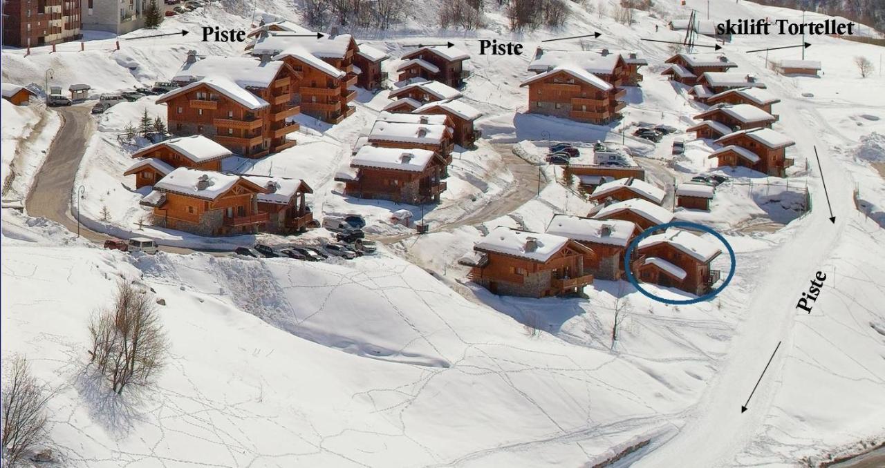 Chalet Ananas, Hameau Des Marmottes Saint-Martin-de-Belleville Esterno foto